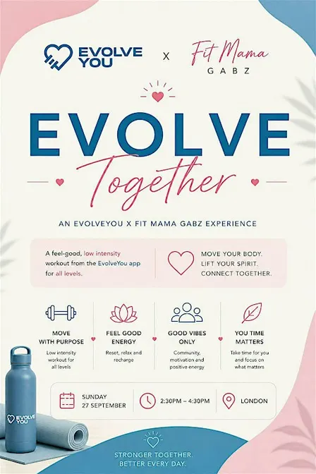 Evolve Together: An Evolve You x Fit Mama Gabz experience