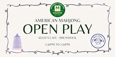 Mahjong Open Play @ Kelly's Cafe