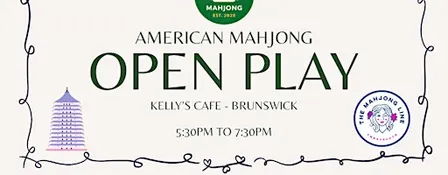 Mahjong Open Play @ Kelly's Cafe