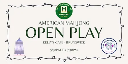 Mahjong Open Play @ Kelly's Cafe