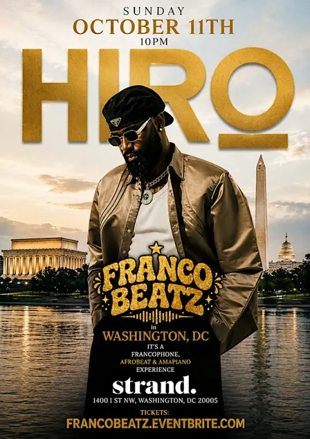 FRANCOBEATZ DC HOST BY HIRO
