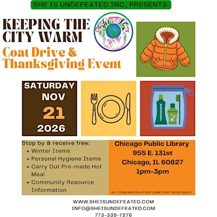 Keeping the City Warm - Coat Drive & Pre-Thanksgiving Event