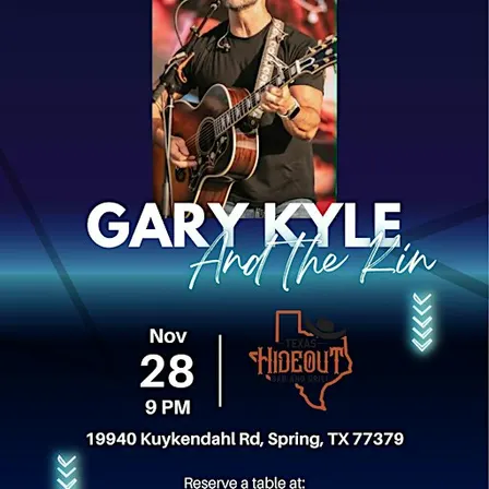Texas Hideout Presents Gary Kyle and The Kin Live!