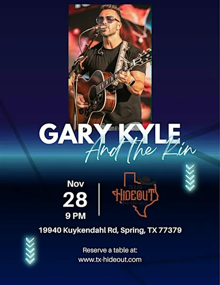 Texas Hideout Presents Gary Kyle and The Kin Live!