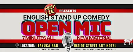 English Stand Up Comedy - OPEN MIC