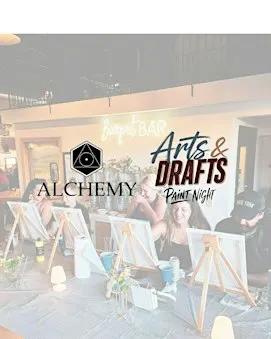Arts & Drafts Paint Night @ Alchemy Wine and Beer