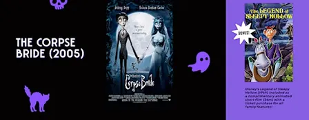 Disney's Legend of Sleepy Hollow (1949) & The Corpse Bride (2005)  ·  PG