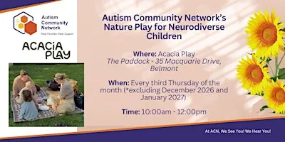 ACN's Nature Play for Neurodiverse Children & Families