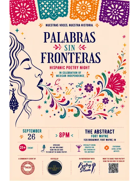 Palabras Sin Fronteras: Night of Latino Poetry + Live Music ft Los Electro