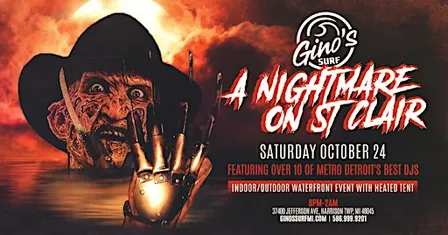A Nightmare On St Clair at Gino's Surf on Saturday, October 24th!