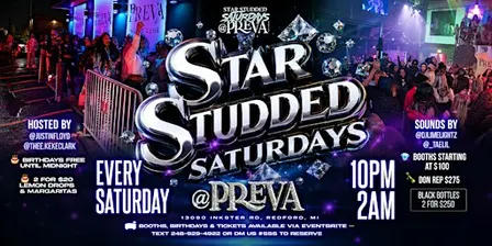 Star Studded Saturdays @PrevaNightclub