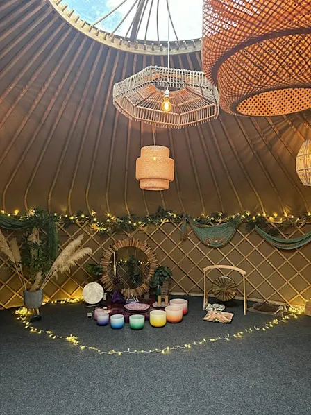 Yurtshire Sound Bath ♡ Hideaway Yurt | A Place to Pause