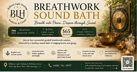Breathwork Sound Bath @ Brilliant Light Healing & Wellness Center