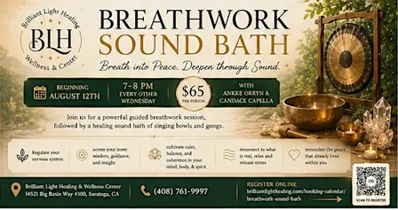 Breathwork Sound Bath @ Brilliant Light Healing & Wellness Center