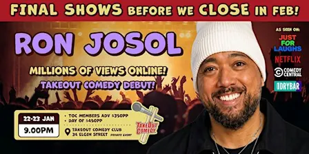 This week at TakeOut Comedy - Ron Josol