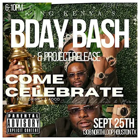 KING KENYA’S BDAY BASH