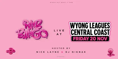 WYONG LEAGUES  X RNB BINGO - CENTRAL COAST