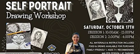 Tim Burton Self Portrait Drawing Workshop