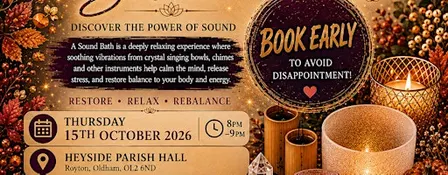 October Sound Bath - Crystal Rose Wellbeing