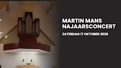 Martin Mans - Najaarsconcert Zaterdag 17 oktober 2026