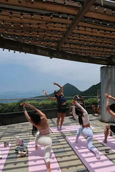 Puppy Pilates & Gelato at the Peak