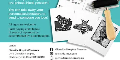 Fundraising event: hand-print a postcard with graphic designer Kavitha