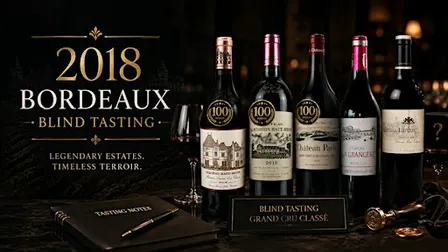 (Last 2 Seats) 2018 Bordeaux Blind Tasting