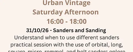 Sanders and sanding - 31.10.26 - Female only