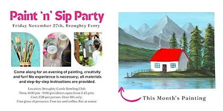 Paint & Sip Party – Broughty Ferry