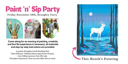 Paint & Sip Party – Broughty Ferry