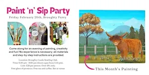 Paint & Sip Party – Broughty Ferry