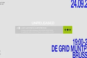 UNRELEASED SESSIONS 2 by NOTRE.DIT & BX.CULTURE x DE GRID