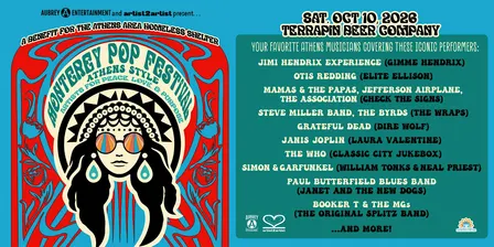Monterey Pop Music Festival: Athens Style @ Terrapin Beer Co.