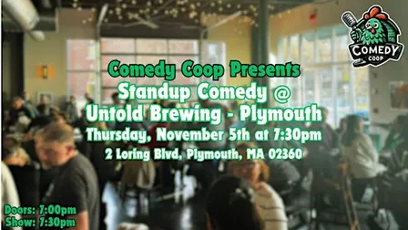 Comedy Coop Presents: Stand Up Comedy @ Untold Brewing