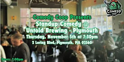 Comedy Coop Presents: Stand Up Comedy @ Untold Brewing