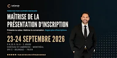 Maîtrise ta présentation d'inscription • Listing Presentation Mastery