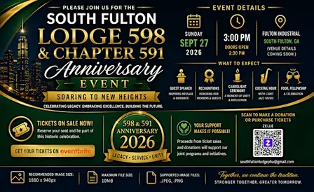 South Fulton Lodge 598 & Chapter 591 Anniversary