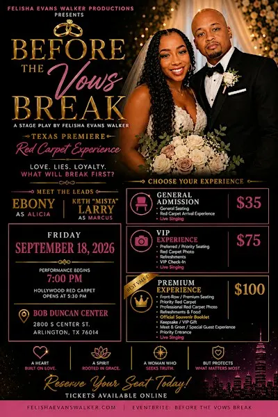BEFORE THE VOWS BREAK - LIVE STAGE PLAY