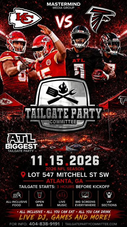 KANSAS CITY VS ATLANTA TAILGATE PARTY