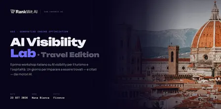 RankWit AI Visibility Lab - Il tuo hotel nelle risposte dell'AI