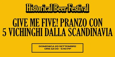 Give me Five! pranzo con 5 vichinghi dalla Scandinavia