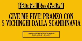 Give me Five! pranzo con 5 vichinghi dalla Scandinavia
