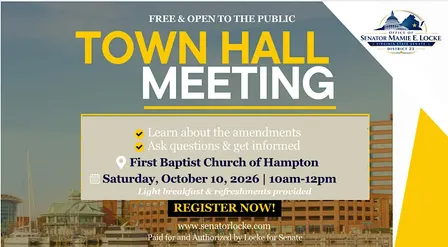 Senator Mamie E. Locke's | Town Hall Meeting