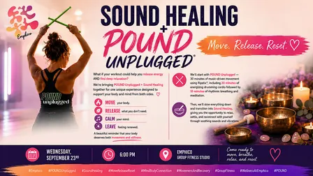 POUND UNPLUGGED + SOUND HEALING