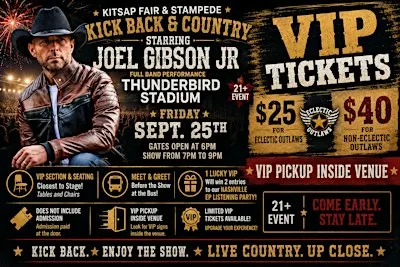 VIP Tickets to Kick Back & Country