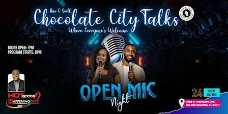 Chocolate City Talks: Open Mic Night