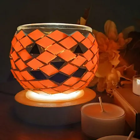 Mosaic Pumpkin Tea Light Holder Workshop