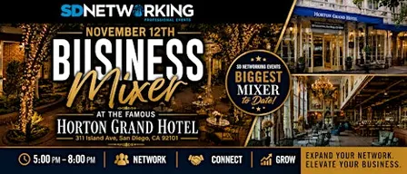SD Networking Events November 2026 Business Networking Mixer