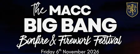 The Macclesfield BIG BANG 2026 - Bonfire & Fireworks Festival