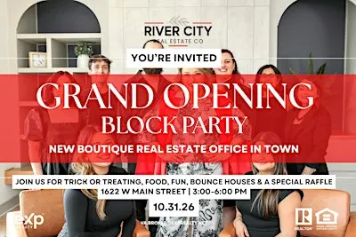 River City Real Estate Co. Halloween Grand Opening + Tricking or Treating